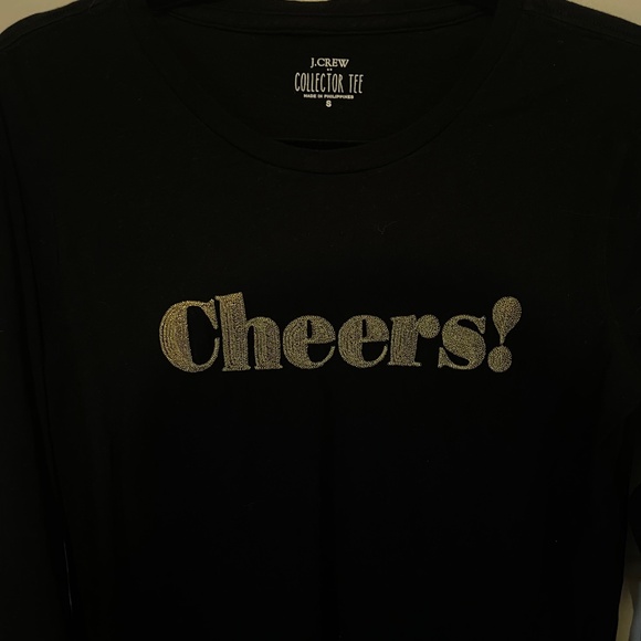 J. CREW “CHEERS!” Long Sleeve! *COLLECTOR TEE* - Picture 4 of 4